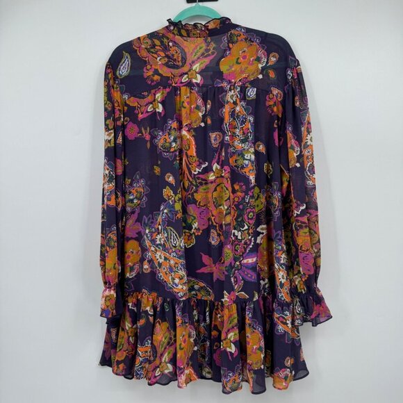 Free People Ibiza Nights Mini Dress woman’s size Small lined dress - Picture 8 of 12